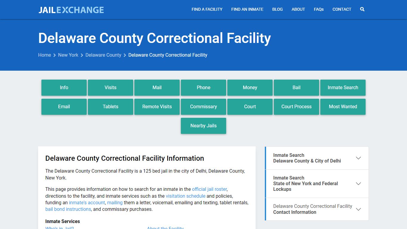 Delaware County Correctional Facility - Jail Exchange